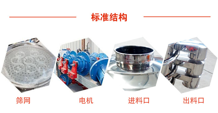 標(biāo)準(zhǔn)篩，篩網(wǎng)，電機(jī)，進(jìn)料口，出料口